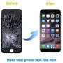 for iPhone 6 (4.7 Inch) (A1549, A1586, A1589) Screen Replacement LCD Digitizer Assembly Touchscreen Front Glass Black for iPhone 6 (4.7 Inch) (A1549, A1586, A1589) Screen Replacement LCD Digitizer Assembly Touchscreen Front Glass Black