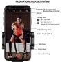 Selfie Stick,Prosvet 360°Rotation Auto Face&Object Tracking Smart Shooting Camera Phone Mount,Cature 360°Camera Men Selfie Mount Auto Countdown Compatible with All iPhone and Android Phone (Black)