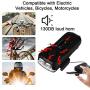 Tsuinz USB Rechargeable Bike Headlight Waterproof Cycling Light, LED Light Bike Horn and Power Bank Frontlight with 3 Modes, Easy to Install Bike Light, Cycling Safety Commuter Frontlight