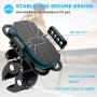 WeGuard Bike& Motorcycle Phone Mount - Universal Bike Handlebar Cell Phone Holde, Bike Cell Phone Holder Compatible with for iPhone 11 Pro, Xr, Xs Max, Samsung S20 S10+ or Any Cell Phone