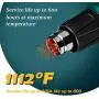 Heat Gun Dual Temperature Settings, PRULDE N2190 1500W Hot Air Gun 800°F - 1112°F, Overload Protection with 4 Metal Nozzle Attachments for Shrink Wrapping/Tubing, Paint Removal Heat Gun Dual Temperature Settings, PRULDE N2190 1500W Hot Air Gun 800°F - 1112°F, Overload Protection with 4 Metal Nozzle Attachments for Shrink Wrapping/Tubing, Paint Removal