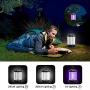 zanskar Portable Electric Mosquito Killer Lamp Fly Trap Waterproof Rechargeable Non-Toxic Silent Mosquito Attractant Trap Control for Indoor Outdoor Backyard Patio Camping Office