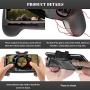 Newseego Mobile Game Controllers, Cool Technology Style One-Piece Controller | Shooter Controller Joysticks Gamepad for Knives Out/Rules of Survival - Portable Gamepad with Triggers