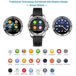 BINLUN Bluetooth Smart Watch Sync Mobile Support iOS and Android Camera Pedometer Sleep Monitor