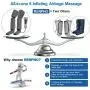RENPHO Leg Massager for Circulation With Heat, Compression Calf Thigh Foot Massage, Adjustable Wraps Design for Most Size, With 3 Modes 3 Intensities, Gift for Mom Dad to Relax Leg Pain Muscle Fatigue RENPHO Leg Massager for Circulation With Heat, Compression Calf Thigh Foot Massage, Adjustable Wraps Design for Most Size, With 3 Modes 3 Intensities, Gift for Mom Dad to Relax Leg Pain Muscle Fatigue