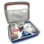 xcivi Storage Organizer All-in-one Case for Osmo Genius Starter Kit Creative Set, Fits for Base/Starter/Numbers/Words/Tangram/Coding Awbie Game/Monster Pad/ Drawing Kit (Blue)
