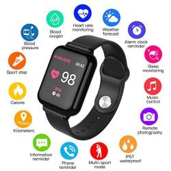 Maypott Fitness Tracker Watch, Smartwatch Activity Tracker with Heart Rate Monitor, 1.3" Color Screen Sport Watches with Blood Pressure Sleep Monitor Step Calorie Counter Waterproof for Women Men Kids