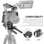 Neewer Camera Video Cage Rig Compatible with Sony A7RIII/A7III Camera, with Top Handle Grip and Cold Shoe Mount, Aviation Aluminum Design for Video Film Movie Making