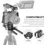 Neewer Camera Video Cage Rig Compatible with Sony A7RIII/A7III Camera, with Top Handle Grip and Cold Shoe Mount, Aviation Aluminum Design for Video Film Movie Making
