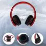 PowerLocus Wireless Bluetooth Over-Ear Stereo Foldable Headphones, Wired Headsets with Built-in Microphone for iPhone, Samsung, LG, iPad (Black/Red) PowerLocus Wireless Bluetooth Over-Ear Stereo Foldable Headphones, Wired Headsets with Built-in Microphone for iPhone, Samsung, LG, iPad (Black/Red)