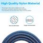 iPhone Charger, Moallia 2 Pack 6FT Extra Long Nylon Braided Fast Charging & Syncing Lightning Cable to USB - A Cable Compatible with Phone Xs/MAX/XR/X/8/8 Plus/7 Plus/6/6 Plus, iPad & More