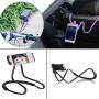 Lazy Bracket - Universal Hanging on Neck Lazy Phone Holder DIY Free Rotating Stand on Table Smart Multiple Functions Mobile Phone Mount Stand(Black) Lazy Bracket - Universal Hanging on Neck Lazy Phone Holder DIY Free Rotating Stand on Table Smart Multiple Functions Mobile Phone Mount Stand(Black)