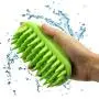 YUSENPET Pet Silicone Shampoo Brush, Anti-Skid Rubber Dog Cat Pet Mouse Grooming Shower Bath Brush Massage Comb for Long & Short Hair Medium Large Pets Dogs Cats