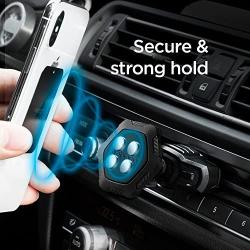Spigen Kuel QS24 Car Phone Mount Magnetic CD Slot Phone Holder Compatible with Most Smartphones - Black