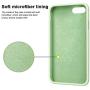 Vooii iPhone 8 Plus Case, iPhone 7 Plus Case, Soft Silicone Gel Rubber Bumper Case Microfiber Lining Hard Shell Shockproof Full-Body Protective Case Cover for iPhone 7 Plus /8 Plus - Matcha