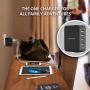 RAVPower USB Wall Charger 40W 8A 4-Port Multi-Port Travel Charger Charging Station, Compatible iPhone 11 Pro XS Max XR X, Ipad Pro Air Mini, Galaxy S9 S8 Note 8 Edge, Smartphone, Tablet and More