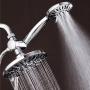 AquaDance 7" Premium High Pressure 3-Way Rainfall Combo for The Best of Both Worlds-Enjoy Luxurious Rain Showerhead and 6-Setting Hand Held Shower Separately or Together - Chrome Finish - 3328