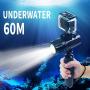 D&F Waterproof Torch LED Light 1000LM Diving 60m Video Flashlight Lamp for GoPro Hero 8/7/6/5/4/HERO(2018),DJI OSMO Action,AKASO,Campark,Crosstour,APEMAN and Other Action Sports Camera