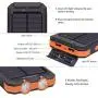 Solar Charger 20000mAh YOESOID Portable Solar Power Bank External Backup Battery Pack Waterproof Solar Phone Charger with Dual USB Ports 2 LED Light Carabiner and Compass for Smartphones Solar Charger 20000mAh YOESOID Portable Solar Power Bank External Backup Battery Pack Waterproof Solar Phone Charger with Dual USB Ports 2 LED Light Carabiner and Compass for Smartphones