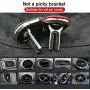 2 Pack Cell Phone Ring Holder Stand, Sanp 3 in 1 Universal Air Vent Car Phone Mount and Finger Grip Ring Kickstand, 360°Rotation & 90°Flip (Black&Sliver)