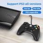 Wired Game Controller Gamepad for PC/Laptop Gaming Computer(Windows XP/7/8/10) / PS3 Steam Game Controller Wired Game Controller Gamepad for PC/Laptop Gaming Computer(Windows XP/7/8/10) / PS3 Steam Game Controller