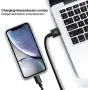 JIMROZ iPhone Charger, MFi Certified Lightning Cable 3 Pack 10ft Nylon Braided Fast Charging Sync Cord Compatible with iPhone 11 Pro Max XS XR X 8 7 6s 6 Plus 5 5s, iPad, iPod and More, Black