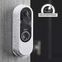 Geeni QUICKPEEK Smart Doorbell Camera 1080p Chime – No Hub, Easy Wireless Install and Set Up, Includes Rechargeable Battery, Motion-Activated Alerts, Requires 2.4 GHz Wi-Fi, White