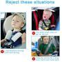 Car Headrest Mount, Tablet Headrest Holder, Car Backseat Seat Mount Holder Universal 360° Rotating Adjustable for All 6"-10.5" Tablet iPad iPad Air iPad Mini,Samsung Galaxy,Cell Phones 4.5"-8" (Red)