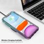 SKYLMW iPhone 11 Case 2019 6.1 inch,[Built in Screen Protector] Full Body Shockproof Dual Layer High Impact Protective Hard Plastic & TPU Phone Tough Cover Cases for Women Men,Blue-Violet Gradient