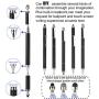 Penyeah Capacitive Stylus Pen with Ballpoint Pen Writing,[4-in-1] Multifunction Stylus pens for Touch Screens,Stylus for Ipad,Apple,iPhone,Ipad pro,Mini,Laptops with 4 Replacement Tips -Black