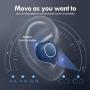 Wireless Earbuds, Mpow M30 in-Ear Bluetooth Headphones, Immersive Bass Sound, IPX8 Waterproof Sport Earphones, Touch Control, 25H Playtime/Mics/USB-C Quick Charge/Twin&Mono Mode, Blue