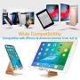 Desk Cell Phone Stand Holder Aluminum Phone Dock Cradle Compatible with Switch, All Android Smartphone, for iPhone 11 Pro Xs Xs Max Xr X 8 7 6 6s Plus 5 5s 5c Charging, Accessories Desk (Gold)