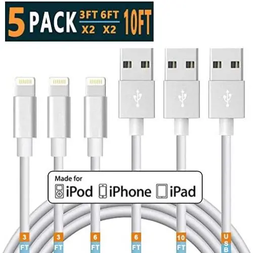 Apple iPhone Charger Lightning Cable iPhone Cable apple iPhone Charger Cable 11 Pro Xs MAX XR X 8 7 6s 6 Plus ipad car Charger Charging Cable Cord Fast Long USB 3 6 10 ft to pack Accessories Chargers Apple iPhone Charger Lightning Cable iPhone Cable apple iPhone Charger Cable 11 Pro Xs MAX XR X 8 7 6s 6 Plus ipad car Charger Charging Cable Cord Fast Long USB 3 6 10 ft to pack Accessories Chargers