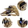 Canvas Sling Bag Crossbody Backpack Daypack Chest Shoulder Bag Chest Multipurpose Backpack