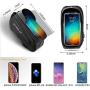 Binudum Bike Bag Front Frame Waterproof Cycling Top Tube Bicycle Phone Mount Sun Visor Large Capacity Touch Screen Holder Case Fits Phones Below 7 Inchs