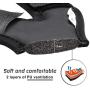 The Combo of VR Face Silicone Cover Mask Pad & Head Strap Pad Cushion Compatible for Oculus Quest Sweatproof Light Blocking (Washable) for Virtual Reality Headset (Black)