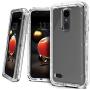 AMENQ Case for LG Aristo 2/LG Tribute Empire/LG Tribute Dynasty/LG Rebel 3 L158VL/LG Rebel 4 LTE, Full Body TPU and PC Armor Clear Protective Phone Cover (Crystal Clear)