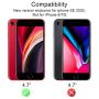 TAURI [3-Pack] Screen Protector for New iPhone SE 2020/ iPhone SE2 (4.7 inch), Tempered Glass [Alignment Frame] HD Clear [Bubble Free], Scratch-resistant, (Only for iPhone SE 2020, Not for iPhone 7/8)