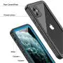 Vapesoon iPhone 11 Waterproof Case, Built-in Screen Protector 360 Full-Body Protection Clear Call Quality Heavy Duty Waterproof Shockproof Cover Case for iPhone 11 2019(6.1 Inch)-Black/Blue Vapesoon iPhone 11 Waterproof Case, Built-in Screen Protector 360 Full-Body Protection Clear Call Quality Heavy Duty Waterproof Shockproof Cover Case for iPhone 11 2019(6.1 Inch)-Black/Blue
