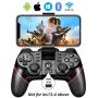 Vbepos Mobile Game Controller 2.4G Wireless Gamepad Bluetooth Gaming Joystick Compatible for iPhone iOS/Android Phone/PC Windows/Smart TV/TV Box/ PS3