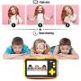 WUBUMIM Kids Digital Video Camera Best Birthday Gifts for Girls Age 3-7 (Yellow)