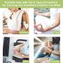 Tens Unit Electro EMS Muscle Stimulator for Pain Relief, Touch Screen Dual Channels with Independent 24 Modes, Rechargeable Pulse Massager with10 Electrodes Pads for Neck Back Arms Chronic Pain