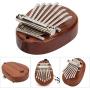 Kalimba Portable Finger Piano Musical Instrument Gift for Kids and Adults Beginners?Mini 8-Tone?Valentines Day Present