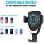Wireless Car Charger, Veidoo 10W Qi-Certified Gravity Wireless Fast Charge Car Mount Air Vent Phone Holder Compatible with Mobile Phone S7 edge/S8/S10/S9+/Note 9 & Enable Qi Device Wireless Car Charger, Veidoo 10W Qi-Certified Gravity Wireless Fast Charge Car Mount Air Vent Phone Holder Compatible with Mobile Phone S7 edge/S8/S10/S9+/Note 9 & Enable Qi Device