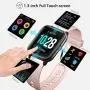 Lintelek Smart Watch, Full Touch Screen Smartwatch, 1.3 Inch Fitness Tracker with HR Monitor, Sleep Tracker, Stopwatch, IP68 Waterproof Fitness Watch Compatible with iOS, Android for Men, Women