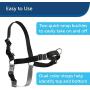 PetSafe Easy Walk Dog Harness, No Pull Dog Harness, Apple Green/Gray, Medium