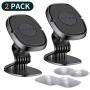 Cell Phone Holder for Car Magnetic 2 PACK FLOVEME Magnetic Phone Car Mount Hands Free Phone Mount for Car Dashboard Car Phone Holder for iPhone 11 Pro Max XR XS Max X 8 7 Plus Samsung Galaxy S10 S9 S8