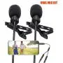 Lavalier Lapel Microphone, Kuyang 2 Pack Omnidirectional Mic for Smartphone, Desktop PC Computer, DSLR, Recording Mic for Podcast, YouTube, Vlogging, and Interview Lavalier Lapel Microphone, Kuyang 2 Pack Omnidirectional Mic for Smartphone, Desktop PC Computer, DSLR, Recording Mic for Podcast, YouTube, Vlogging, and Interview