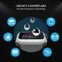 Deilin 2 Packs Hard PC Case Compatible with Apple Watch Series 5 Series 4 44mm Buit in 9H Tempered Glass Screen Protector, Slim Bumper Cover Overall Protective Scratch Resistant for iwatch Series 5/4