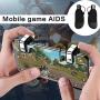 loukou Mobile Phone Shooter Gamepad Gaming Aim Key Controller for iPhone Android Controllers